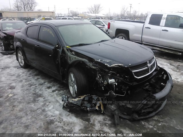 1B3LC56R28N640525 - 2008 DODGE AVENGER SXT BLACK photo 1