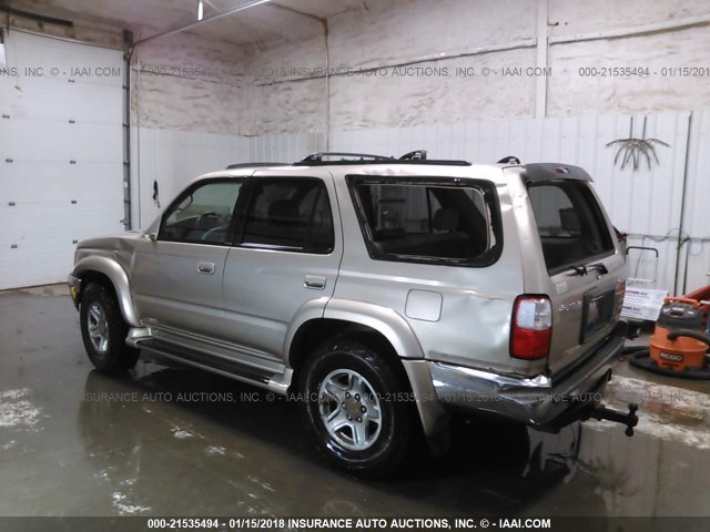 JT3HN86R610357987 - 2001 TOYOTA 4RUNNER SR5 GOLD photo 3