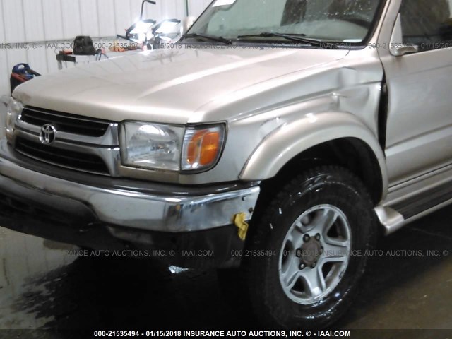 JT3HN86R610357987 - 2001 TOYOTA 4RUNNER SR5 GOLD photo 6