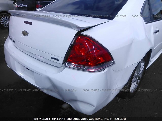 2G1WC5E34G1103074 - 2016 CHEVROLET IMPALA LIMITED LTZ WHITE photo 6