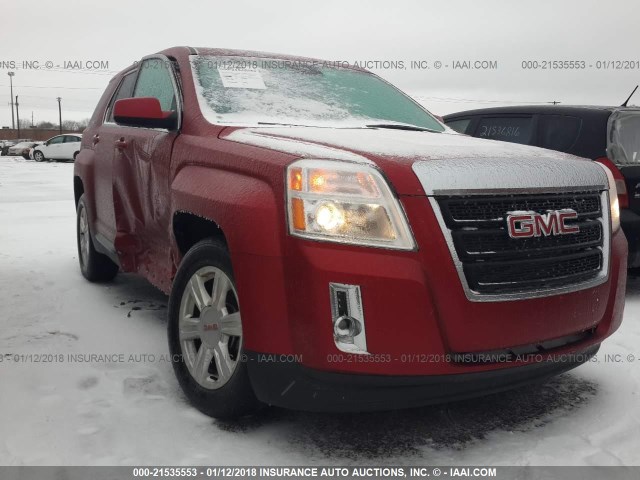 2GKALMEK4E6246873 - 2014 GMC TERRAIN SLE RED photo 1