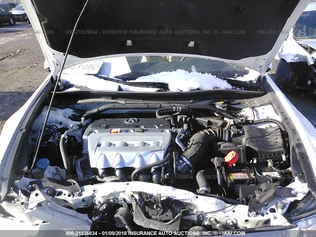 JH4CU2F65EC004378 - 2014 ACURA TSX TECH WHITE photo 10