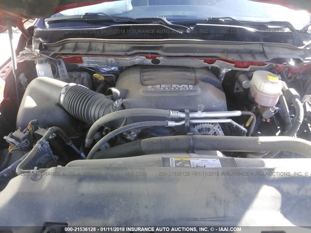 3C6UR5DJ2HG519914 - 2017 RAM 2500 SLT წითელი ფოტო 10