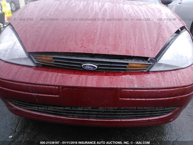 1FAFP33P13W287338 - 2003 FORD FOCUS LX RED photo 6