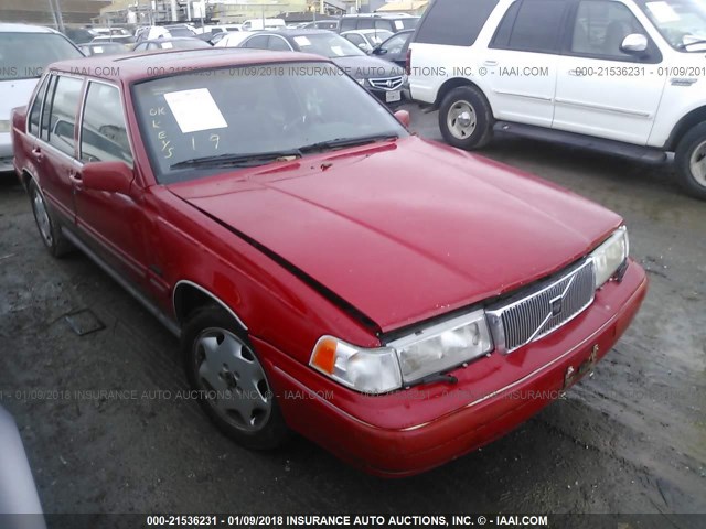 YV1KS9615S1073900 - 1995 VOLVO 960 RED photo 6