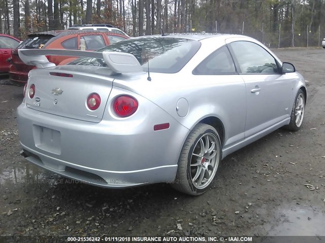 1G1AP18X797229179 - 2009 CHEVROLET COBALT SS SILVER photo 4