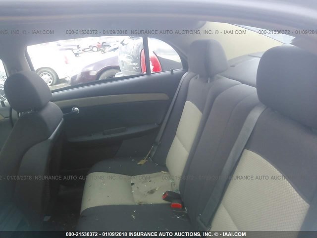 1G1ZG57B28F179733 - 2008 CHEVROLET MALIBU LS 棕色 照片 8