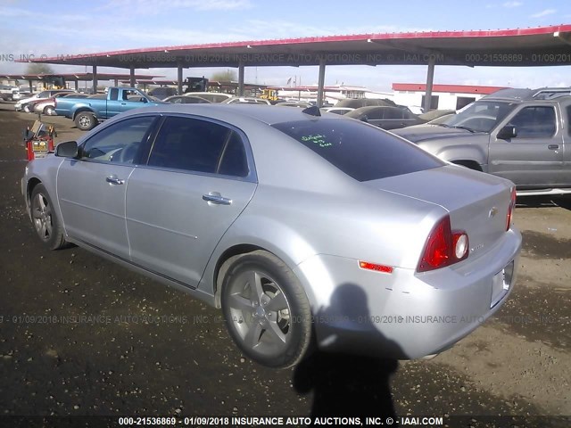 1G1ZC5E03CF257300 - 2012 CHEVROLET MALIBU 1LT 银色 照片 3