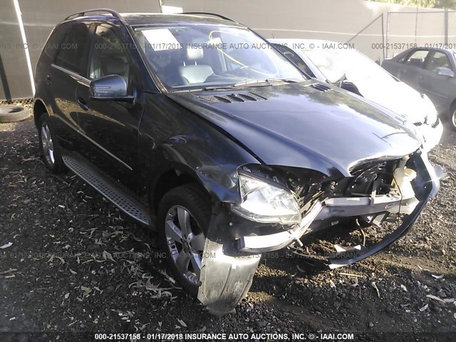 4JGBB5GB7BA663534 - 2011 MERCEDES-BENZ ML 350 GRAY photo 1