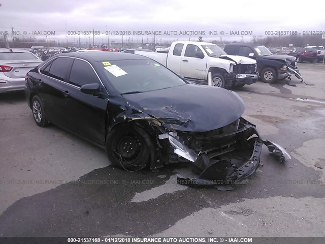 4T1BF1FK0FU059939 - 2015 TOYOTA CAMRY LE/XLE/SE/XSE BLACK photo 1