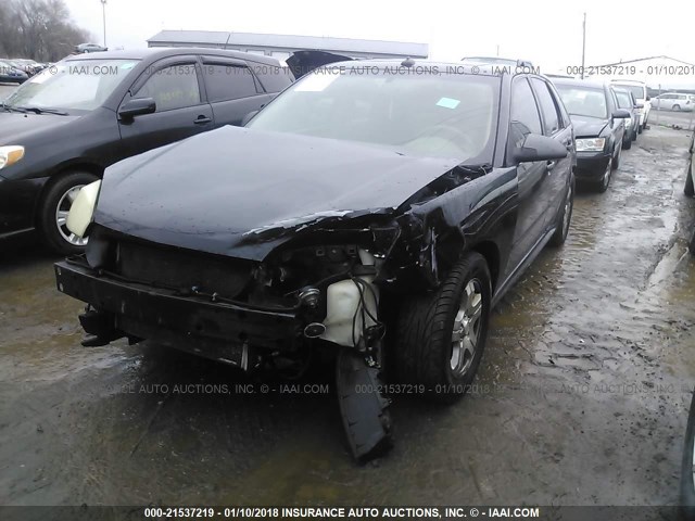 1G1ZU64885F140504 - 2005 CHEVROLET MALIBU MAXX LT BLACK photo 2