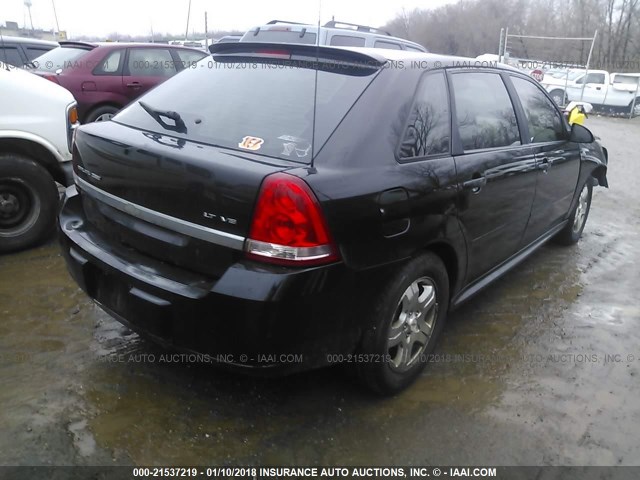 1G1ZU64885F140504 - 2005 CHEVROLET MALIBU MAXX LT BLACK photo 4