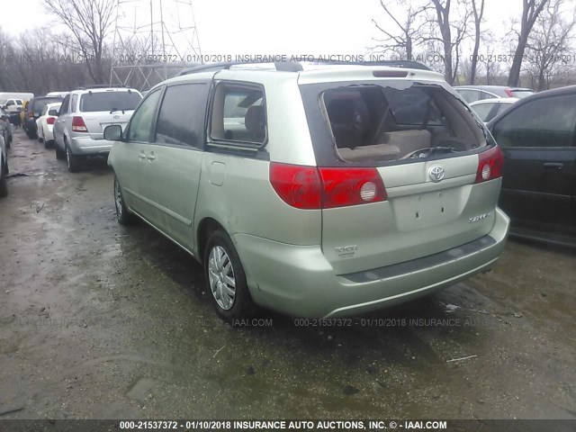 5TDZA23C26S441575 - 2006 TOYOTA SIENNA CE/LE GREEN photo 3