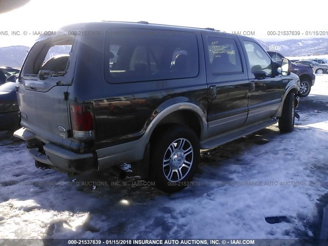 1FMSU45P05EA23228 - 2005 FORD EXCURSION EDDIE BAUER BLACK photo 4