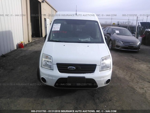 NM0LS7DN1DT154451 - 2013 FORD TRANSIT CONNECT XLT WHITE photo 6