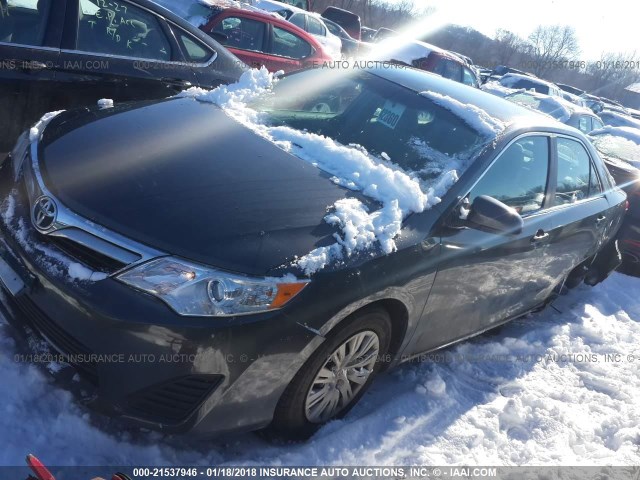 4T4BF1FK6CR195462 - 2012 TOYOTA CAMRY SE/LE/XLE BLACK photo 2