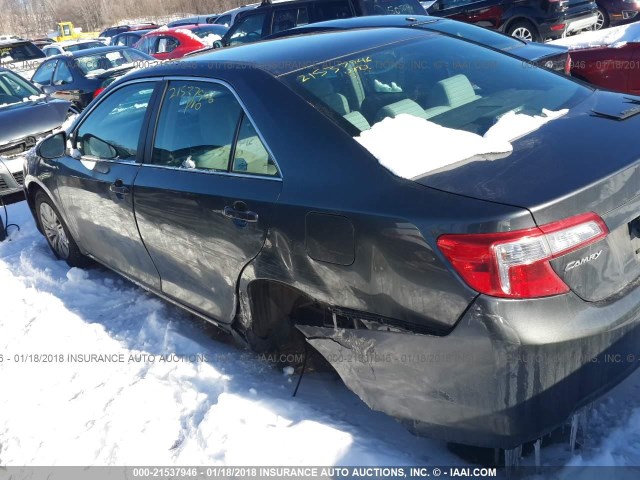 4T4BF1FK6CR195462 - 2012 TOYOTA CAMRY SE/LE/XLE BLACK photo 3