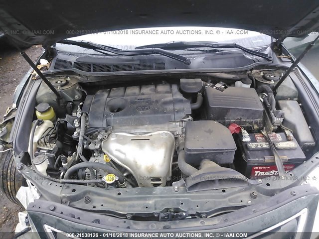 4T4BF3EK6BR122913 - 2011 TOYOTA CAMRY SE/LE/XLE Жасыл фото 10