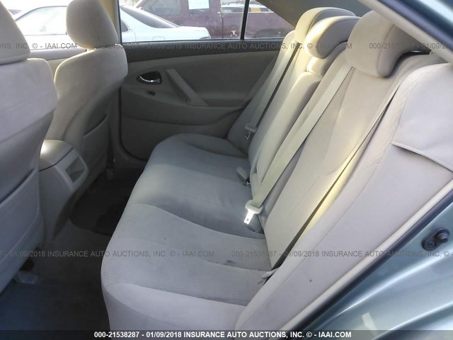 4T1BF3EK4BU754206 - 2011 TOYOTA CAMRY SE/LE/XLE Зеленый фото 8