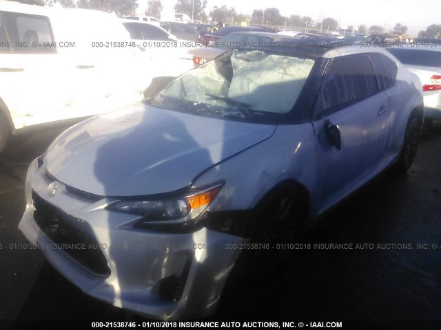 JTKJF5C73E3071409 - 2014 TOYOTA SCION TC 银色 照片 2