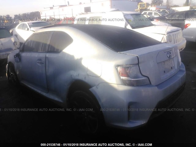 JTKJF5C73E3071409 - 2014 TOYOTA SCION TC 银色 照片 3