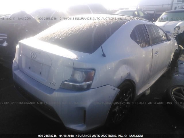 JTKJF5C73E3071409 - 2014 TOYOTA SCION TC 银色 照片 4