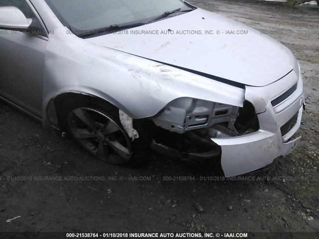 1G1ZC5E18BF224378 - 2011 CHEVROLET MALIBU 1LT 银色 照片 6