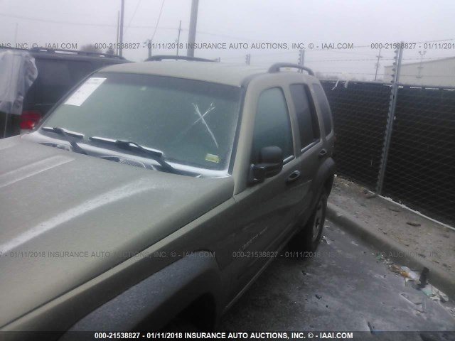 1J4GL48K83W643257 - 2003 JEEP LIBERTY SPORT/FREEDOM ოქროსფერი ფოტო 6