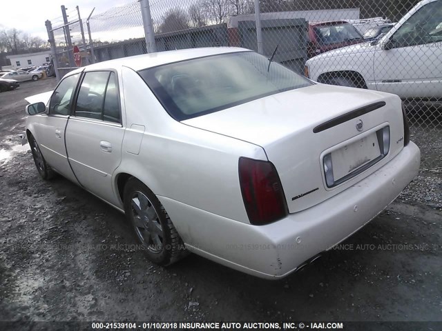 1G6KF579X3U188230 - 2003 CADILLAC DEVILLE DTS WHITE photo 3