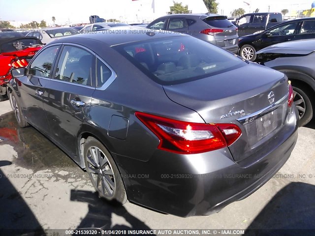 1N4AL3APXHC142994 - 2017 NISSAN ALTIMA 2.5/S/SV/SL/SR GRAY photo 3