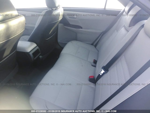 4T1BF1FK2GU221538 - 2016 TOYOTA CAMRY LE/XLE/SE/XSE 银色 照片 8