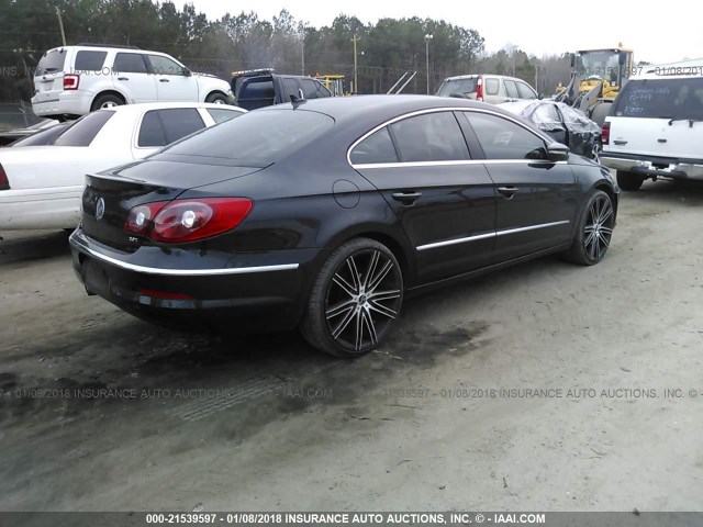 WVWMP7AN9BE706597 - 2011 VOLKSWAGEN CC SPORT BLACK photo 4