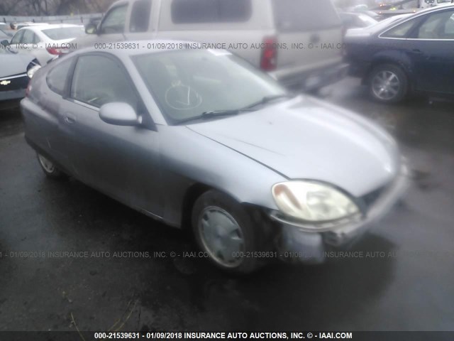 JHMZE13571T001425 - 2001 HONDA INSIGHT SILVER photo 1