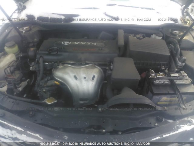 4T1BE46K27U574379 - 2007 TOYOTA CAMRY NEW GENERAT CE/LE/XLE/SE BLACK photo 10
