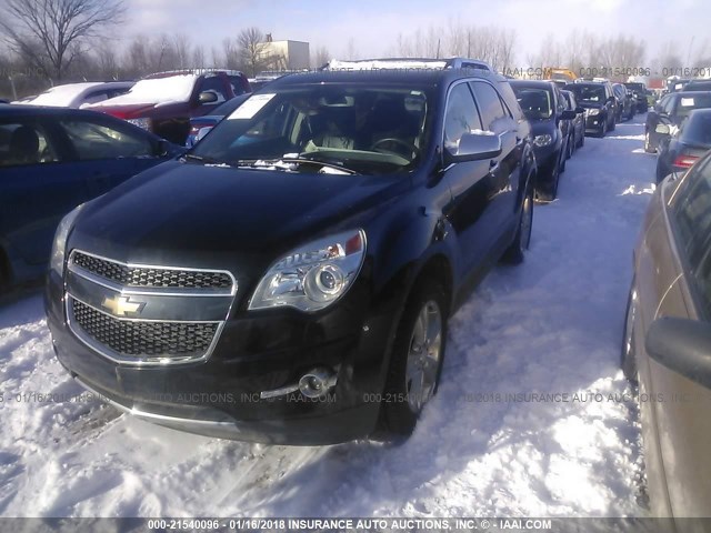 2CNFLGE52B6332851 - 2011 CHEVROLET EQUINOX LTZ GRAY photo 2