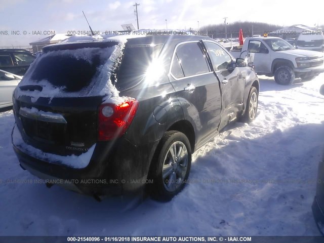 2CNFLGE52B6332851 - 2011 CHEVROLET EQUINOX LTZ GRAY photo 4