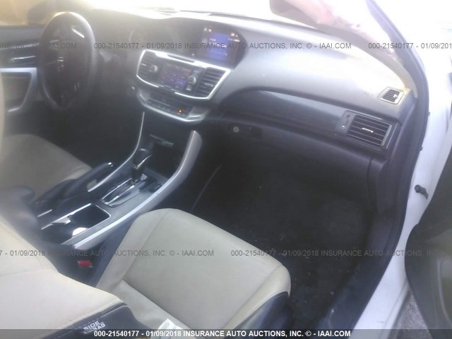 1HGCT1B84DA014501 - 2013 HONDA ACCORD EXL WHITE photo 5