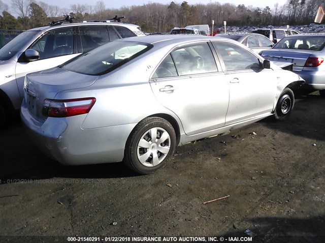 JTNBE46K873064754 - 2007 TOYOTA CAMRY NEW GENERAT CE/LE/XLE/SE SILVER photo 4