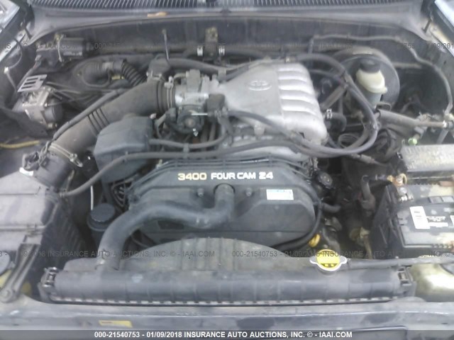 5TEGN92N13Z185323 - 2003 TOYOTA TACOMA DOUBLE CAB PRERUNNER GREEN photo 10