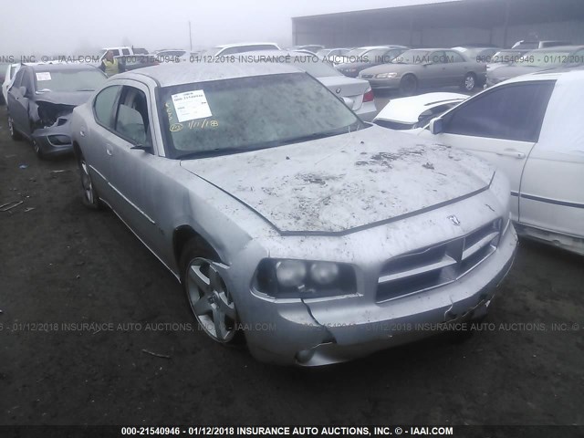 2B3CA3CV3AH298108 - 2010 DODGE CHARGER SXT SILVER photo 1