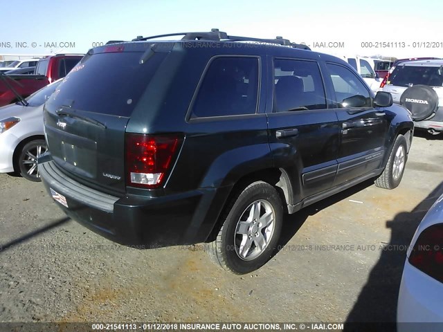 1J4GS48K05C633149 - 2005 JEEP GRAND CHEROKEE LAREDO/COLUMBIA/FREEDOM 绿色 照片 4