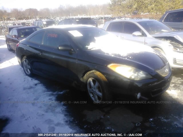 4T1CA38P64U008451 - 2004 TOYOTA CAMRY SOLARA SE/SLE BLACK photo 1