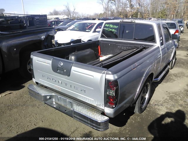 1N6DD26T93C421007 - 2003 NISSAN FRONTIER KING CAB XE SILVER photo 4