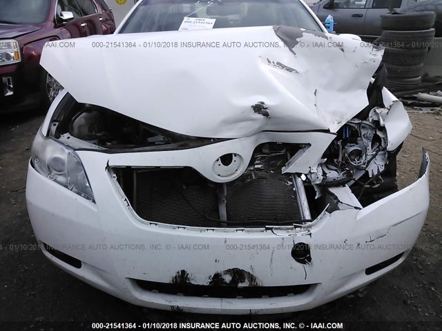 4T1BE46K48U756621 - 2008 TOYOTA CAMRY CE/LE/XLE/SE WHITE photo 6