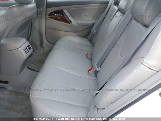 4T1BE46K48U756621 - 2008 TOYOTA CAMRY CE/LE/XLE/SE WHITE photo 8