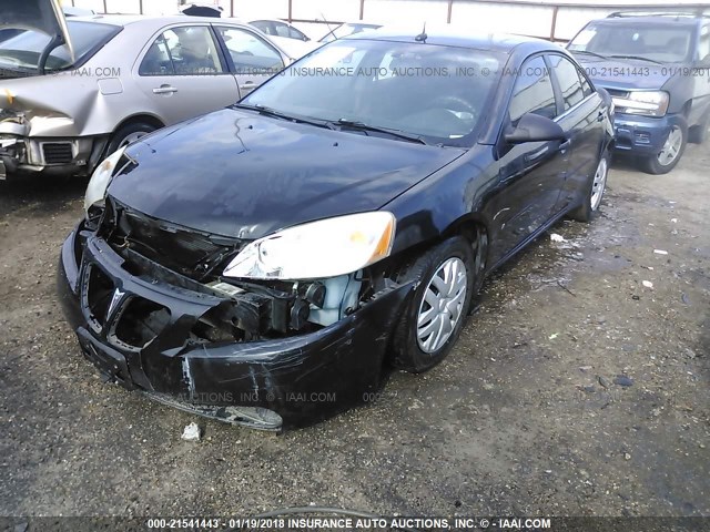 1G2ZF57B584263300 - 2008 PONTIAC G6 VALUE LEADER/BASE BLACK photo 2