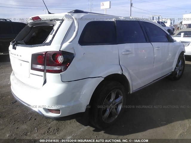 3C4PDDGG8HT623586 - 2017 DODGE JOURNEY CROSSROAD WHITE photo 4