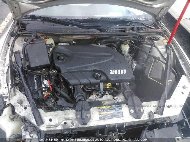 2G1WJ15KX79229737 - 2007 CHEVROLET MONTE CARLO LS 银色 照片 10