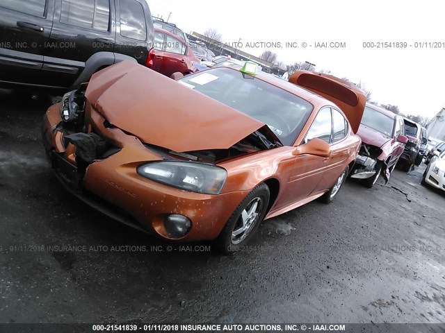 2G2WS522341253022 - 2004 PONTIAC GRAND PRIX GT2 ORANGE photo 2