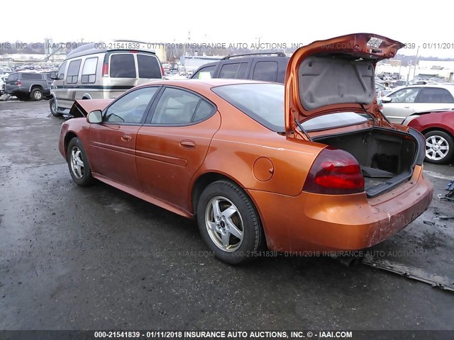 2G2WS522341253022 - 2004 PONTIAC GRAND PRIX GT2 ნარინჯისფერი ფოტო 3